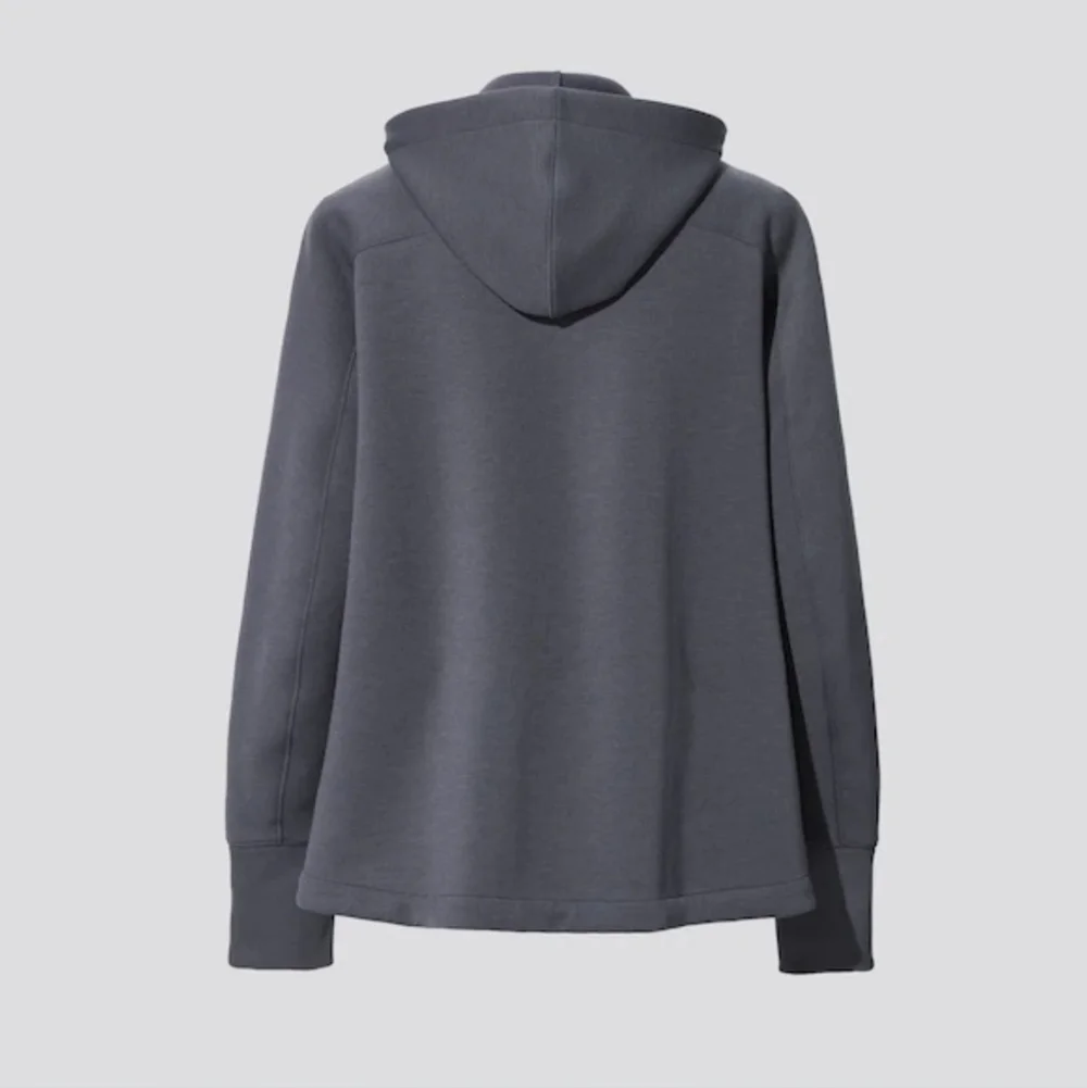 +J UNIQLO x Jil Sander Dry Sweat Full Zip-Up Hoodie, Size XL, Gray, Rare Item - Picture 9 of 15